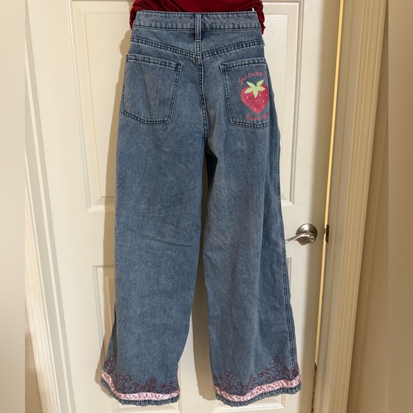 Strawberry Shortcake Denim Pants - Picture 3 of 11